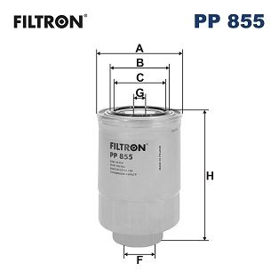 FILTRON Üzemanyagszűrő PP 855