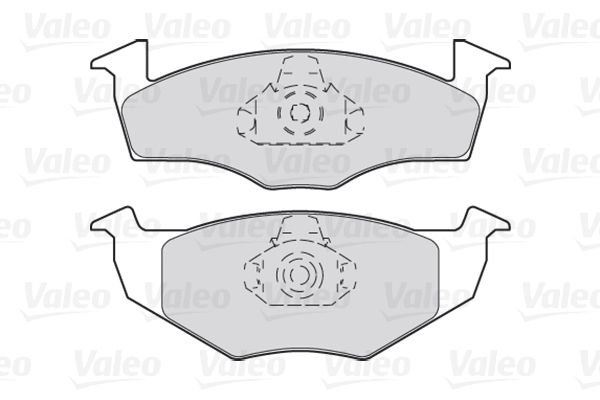 Комплект гальмівних накладок, дискове гальмо, Valeo 301066
