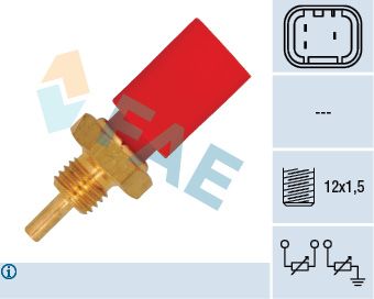 Датчик, температура охолоджувальної рідини, Fae 33725