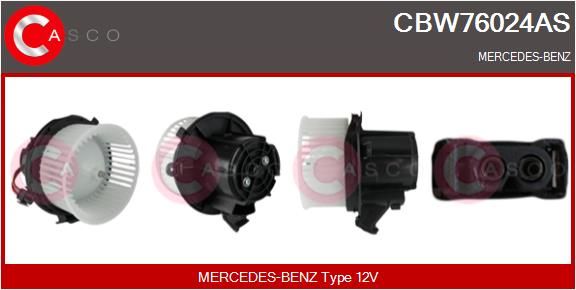 Компресор салону, Casco CBW76024AS