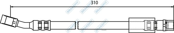 APEC Brake Hose BHO4111