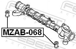 FEBEST MZAB-068 Mounting, steering gear