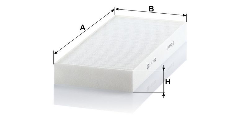 Filter, salongiõhk, MANN-FILTER CU 37 230