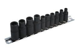 Laser Tools Tap Socket Set 3/8"D, 1/4"D 10pc