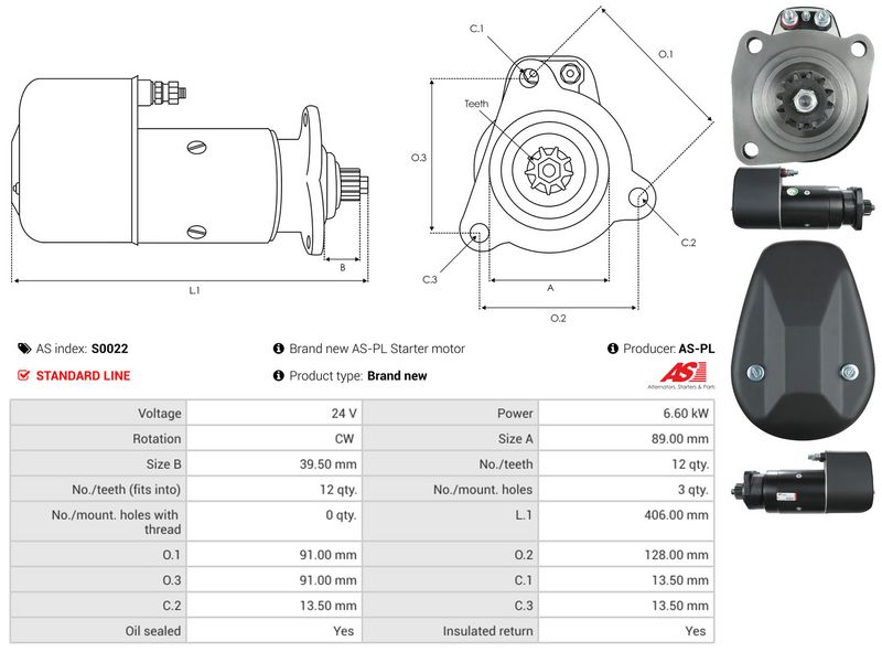 AS-PL S0022 Starter