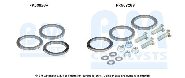 BM CATALYSTS szerelőkészlet, kipufogócső FK50826