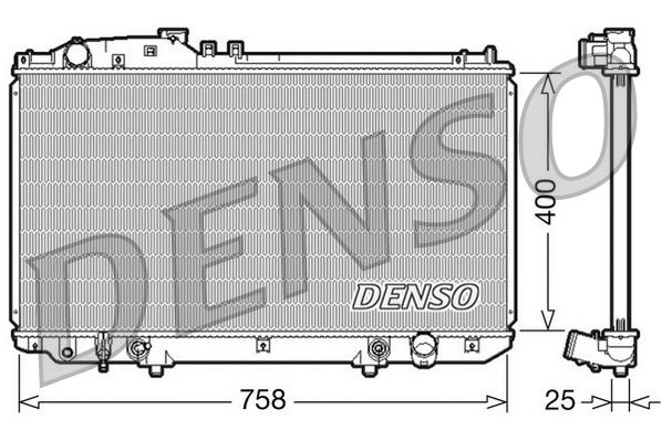 Denso Engine Cooling Radiator DRM51006