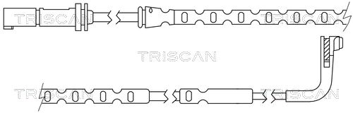 TRISCAN figyelmezető kontaktus, fékbetétkopás 8115 11041