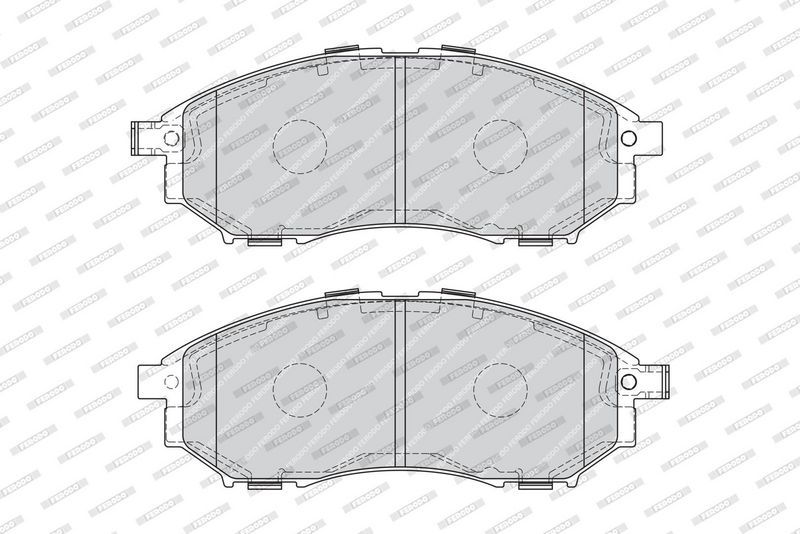 FERODO Plaquettes de frein à disque FDB4177