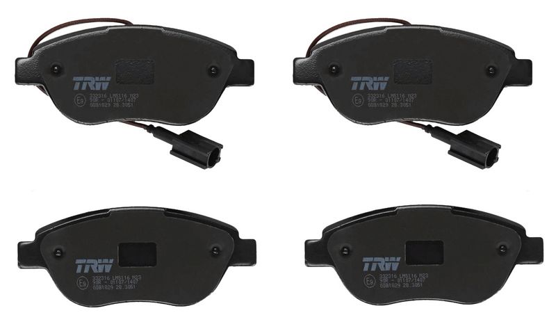 TRW GDB1829 Brake Pad Set, disc brake