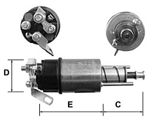 GM Solenoidinis jungiklis, starteris