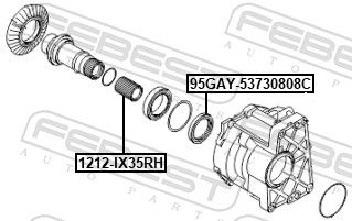 FEBEST 1212-IX35RH Drive Shaft