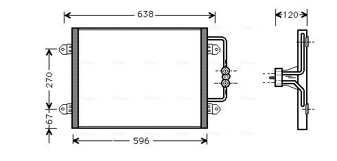 AVA QUALITY COOLING kondenzátor, klíma RTA5256