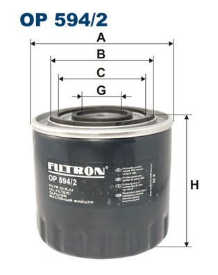 FILTRON olajszűrő OP 594/2