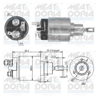 MEAT & DORIA mágneskapcsoló, önindító 46060