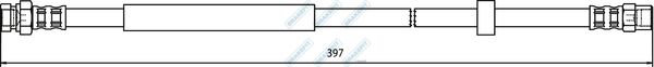 APEC Brake Hose BHO4076