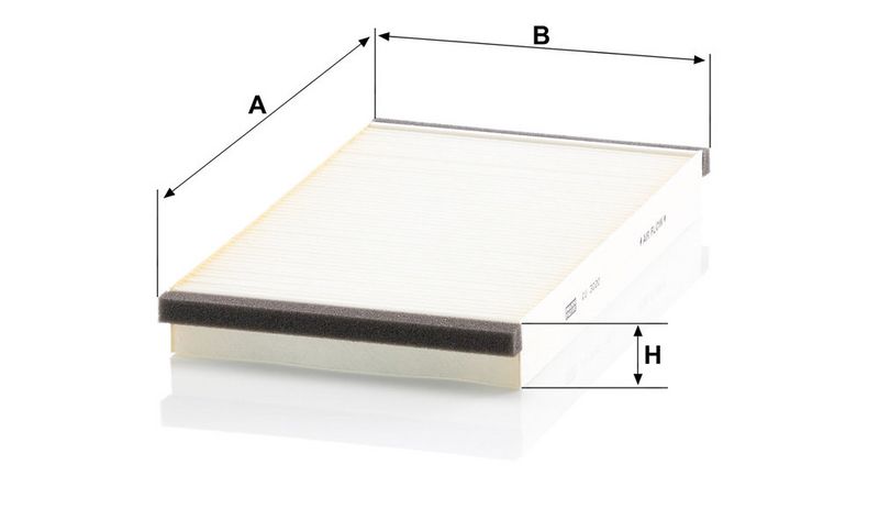 Filter, salongiõhk, MANN-FILTER CU 3020