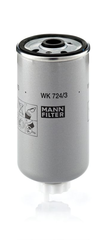 MANN-FILTER Üzemanyagszűrő WK 724/3