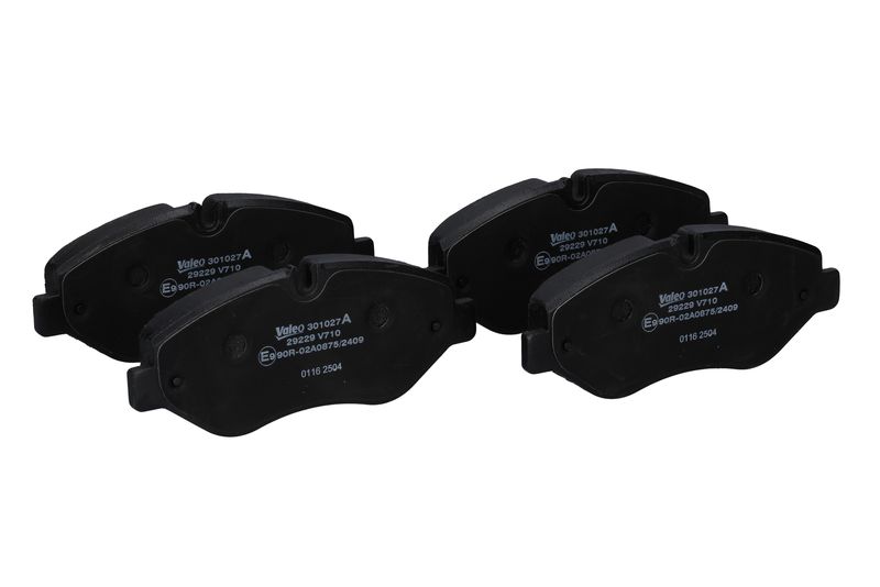 Sada brzdových destiček, kotoučová brzda 301027A