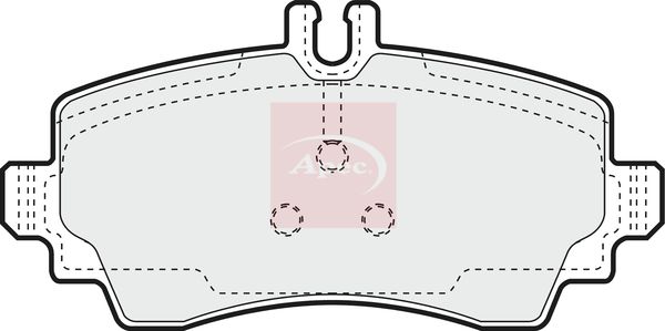 APEC Brake Pad Set, disc brake PAD993