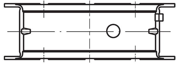 Hlavní ložiska klikového hřídele 001 FL 10168 025
