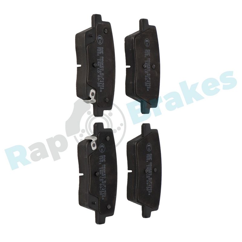 RAP BRAKES R-P1591 Brake Pad Set, disc brake