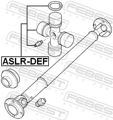 FEBEST ASLR-DEF Joint, propshaft