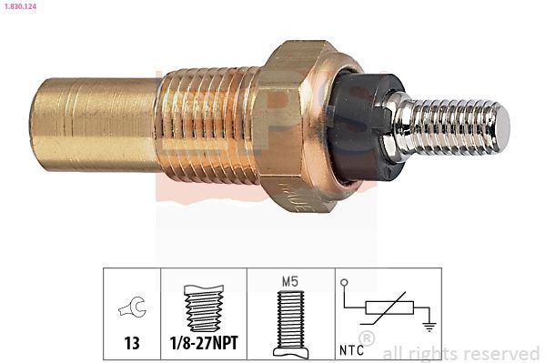 Sensor, temperatura del refrigerante