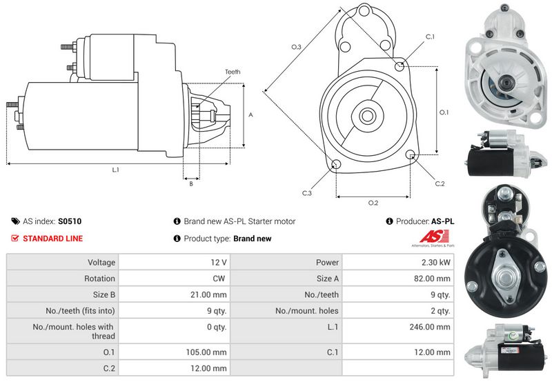 AS-PL S0510 Starter