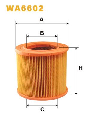 Повітряний фільтр, Wix Filters WA6602