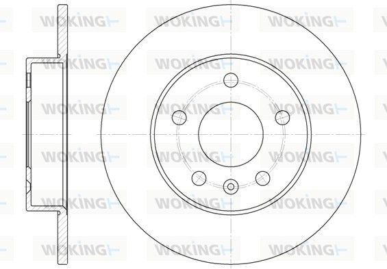 Гальмівний диск Astra G, Astra H, Astra J, Combo, Corsa C, Meriva, Zafira A, Zafira B