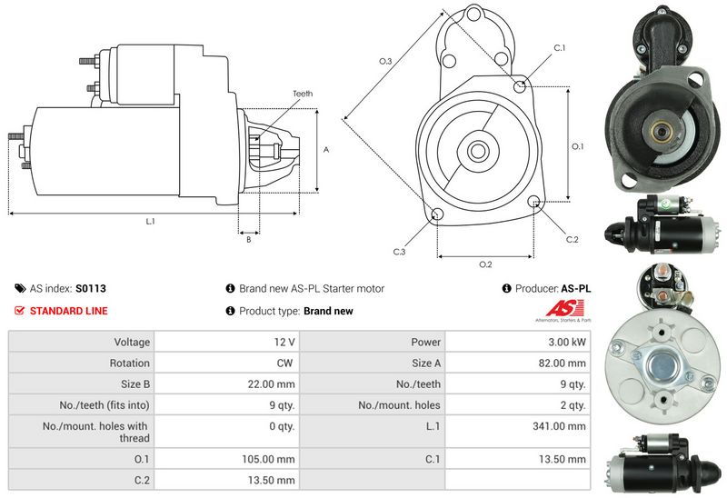 AS-PL S0113 Starter