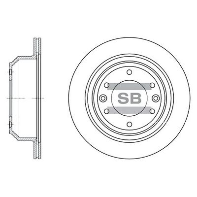 Гальмівний диск, Hi-Q SD1032