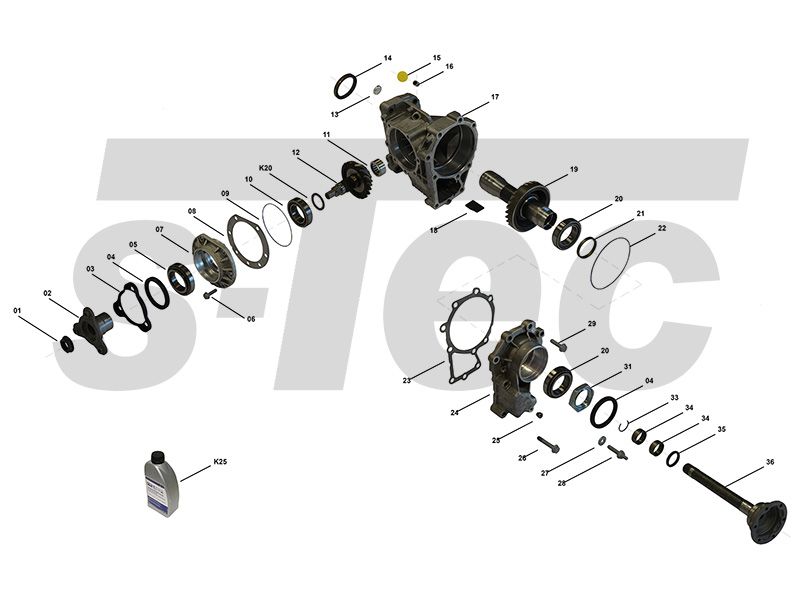 S-TEC FD00052-RI Differential Gear