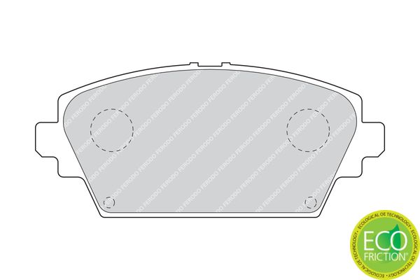 FERODO FDB1580 Brake Pad Set, disc brake