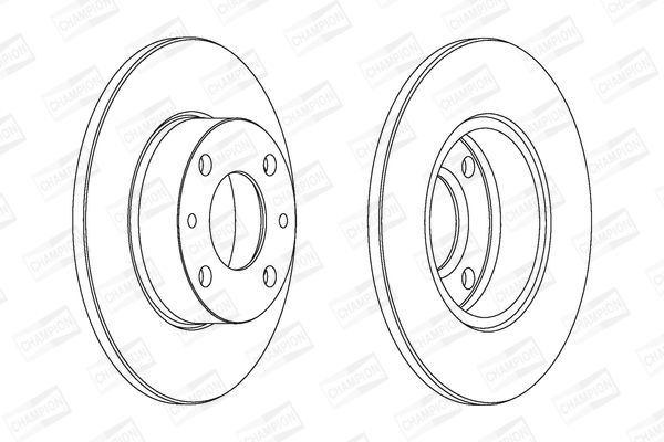 Гальмівний диск, Champion 561120