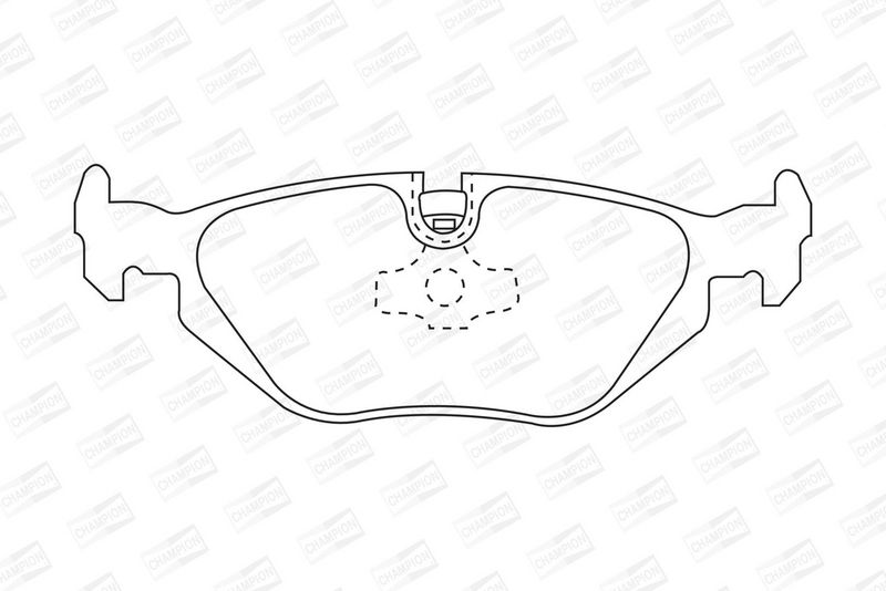 CHAMPION Plaquettes de frein à disque 571527CH