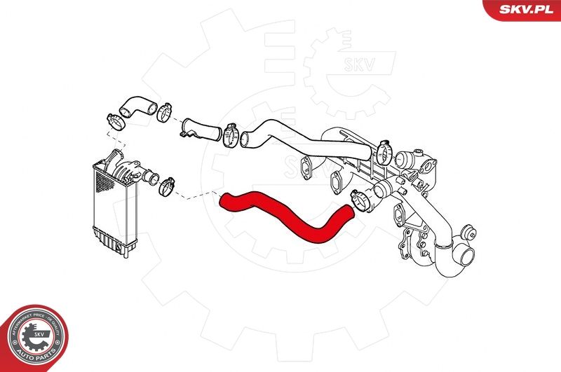Шланг подачі наддувального повітря, Skv Germany 43SKV076