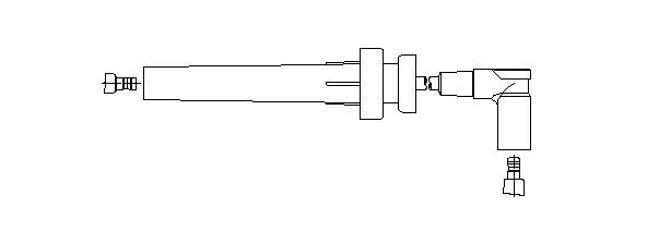 BREMI Gyújtógyertya kábel 6A59/30