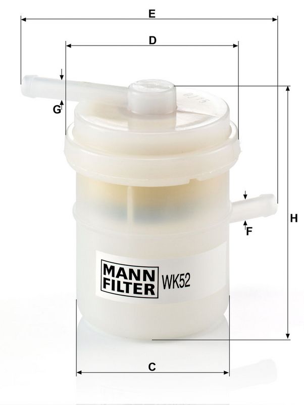 горивен филтър MANN-FILTER