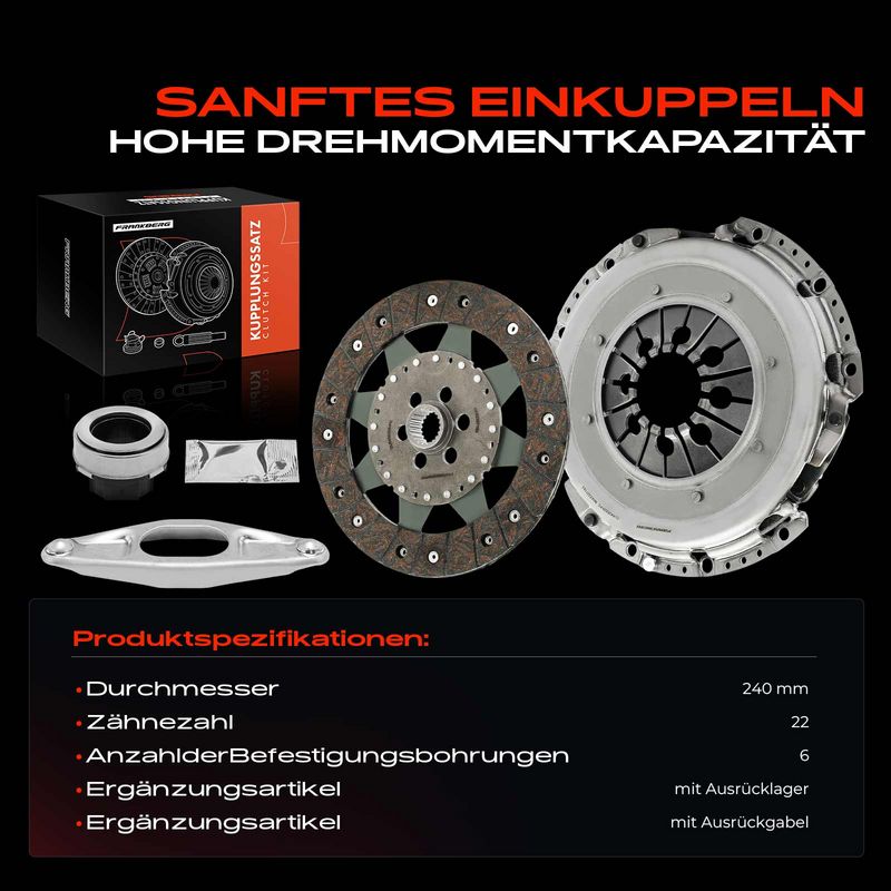 Frankberg 5481FB0028800 Clutch Kit