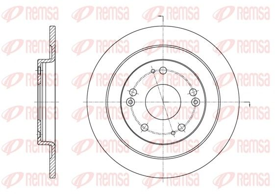 Гальмівний диск, Remsa 61654.00