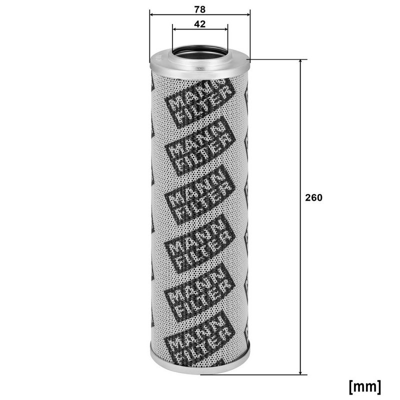 MANN-FILTER HD804x Filter, operating hydraulics