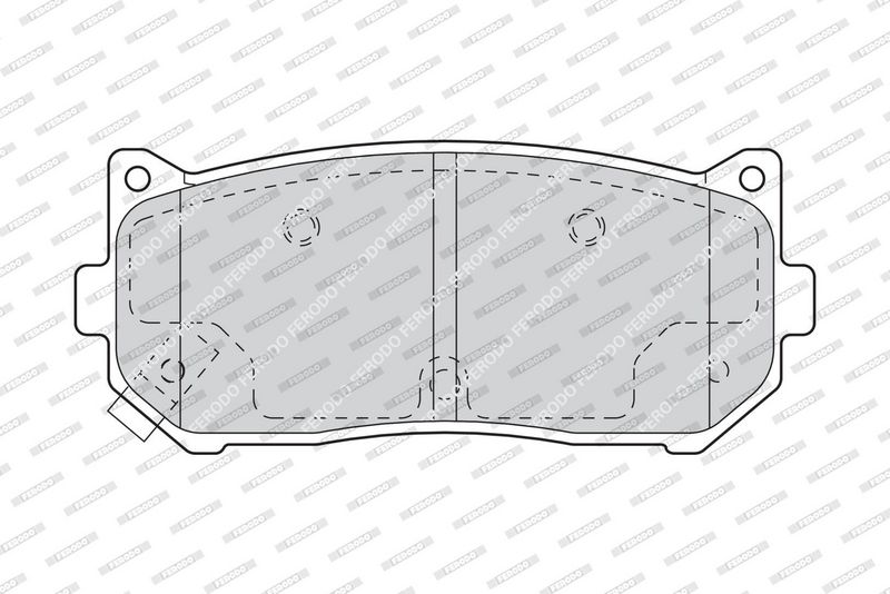 FERODO Plaquettes de frein à disque FDB1569