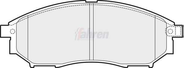Fahren Brake Pad Set, disc brake FBP3209
