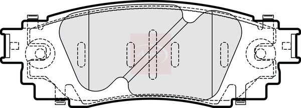 APEC Brake Pad Set, disc brake PAD2307