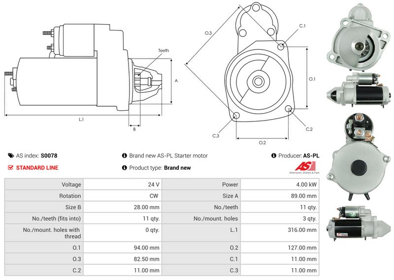 AS-PL S0078 Starter