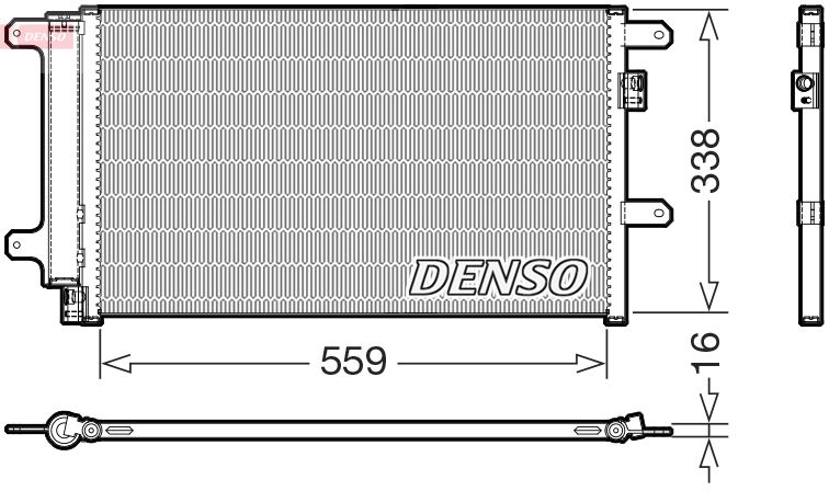 DENSO kondenzátor, klíma DCN12007