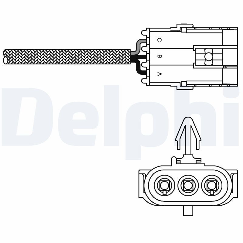 Delphi Lambda Sensor ES10970-12B1