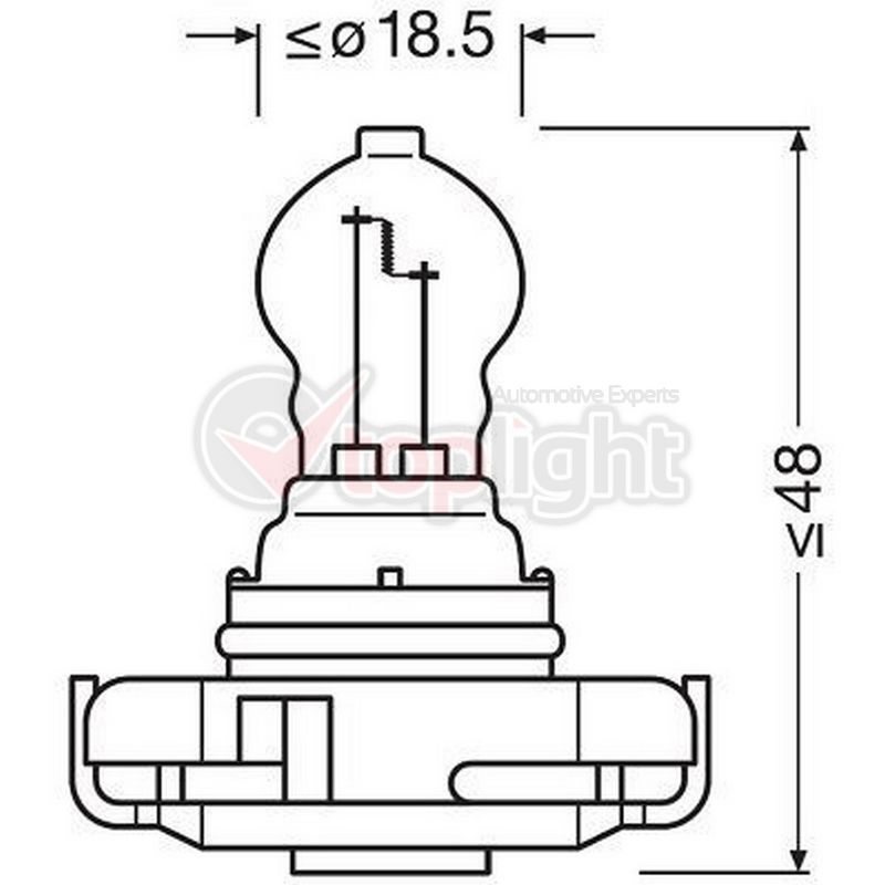 AE TOPLIGHT 39073 Bulb PS19W 12V 19W